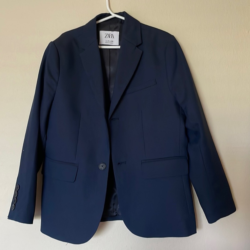 Zara kids blue suit